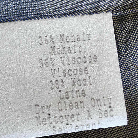 EUC Layfayette 148 NY neutral mohair mix blazer - Picture 9 of 13